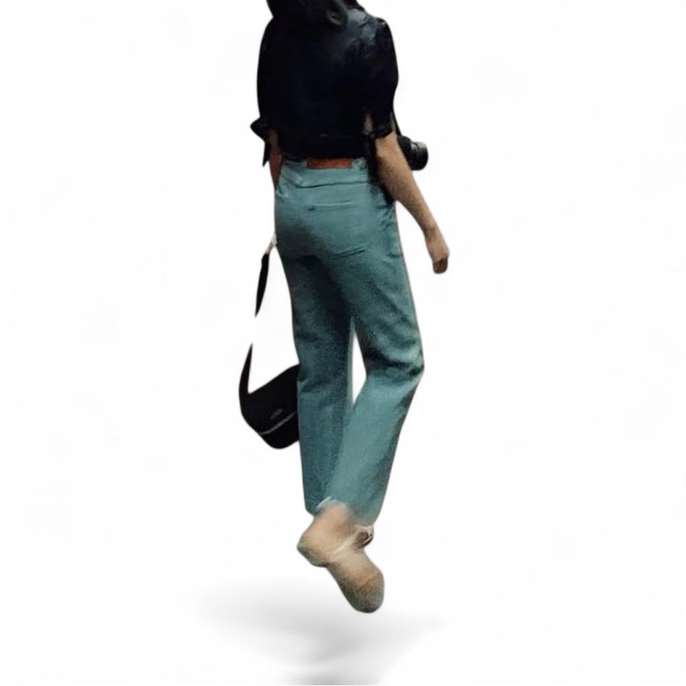 LOEWE High-Waisted Straight-Leg Jeans – Size 34